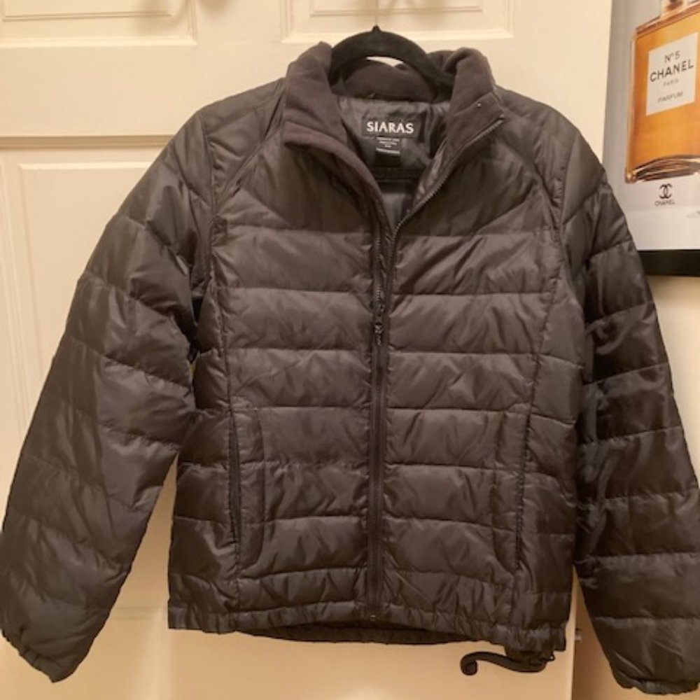 Siaras Women's Black Lightweight Down Puffer Jacket
